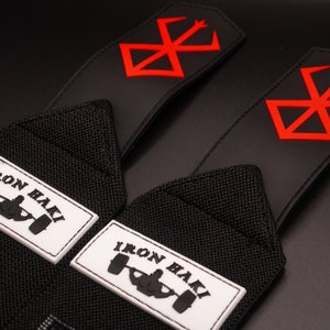 Anime Wrist Wraps Ideal for Weightlifting, Powerlifting, and CrossFit. One Size Fits All.  Premium Wrist Support for Gym Workouts