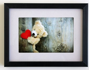 Teddy bear wall art | Etsy