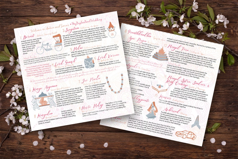 Hindu Wedding Program