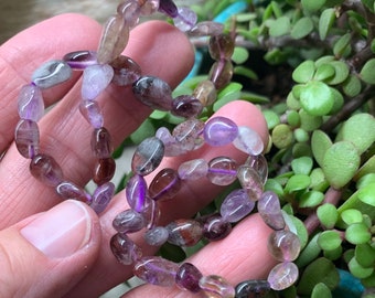 Amethyst Pebble Bracelet BRC-0021