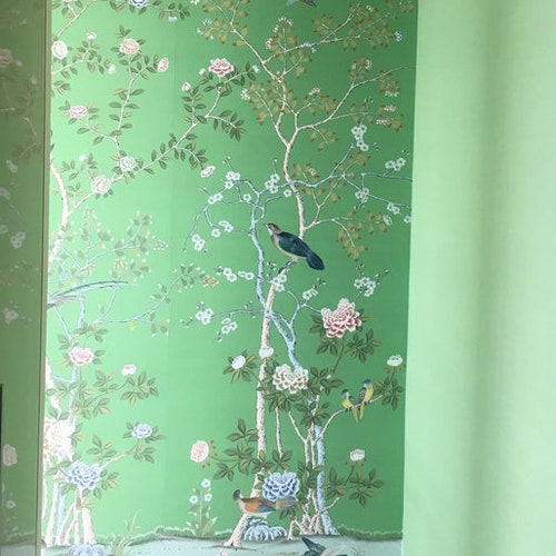 Removable Wallpaper Chinoiserie Wallpaper Peel and Stick Wall - Etsy