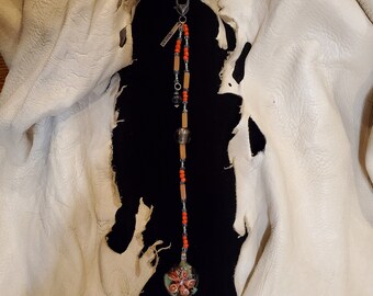 Flowers in Glass Pendulum