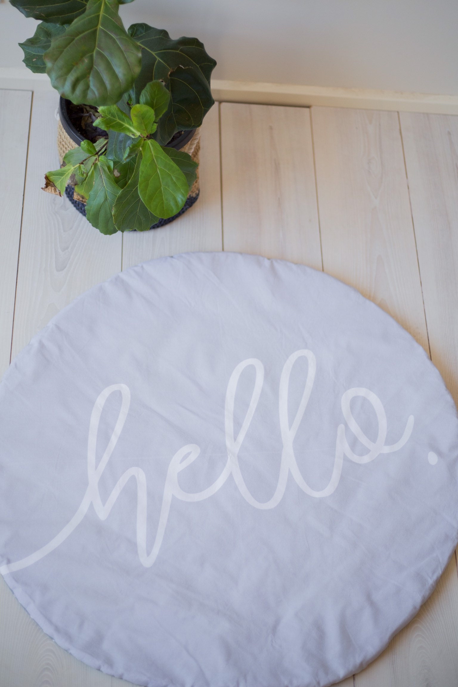 grey and white play mats