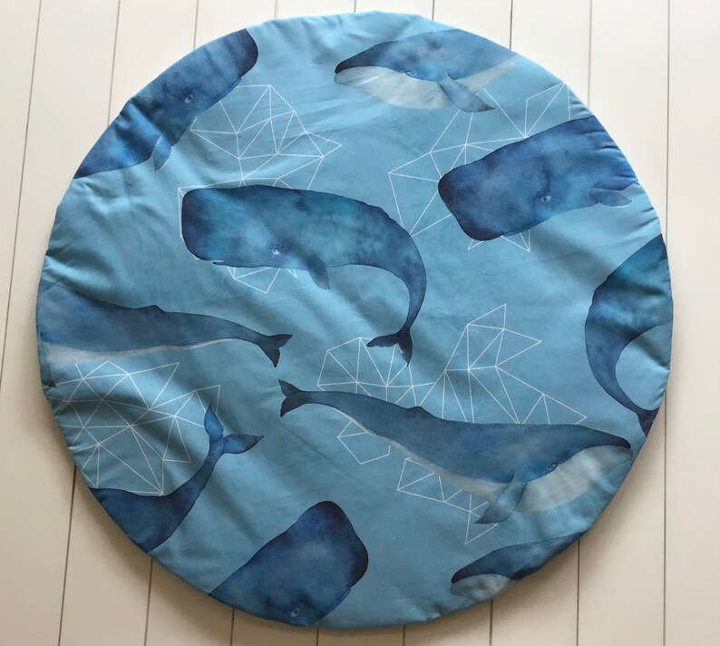 whale baby play mat