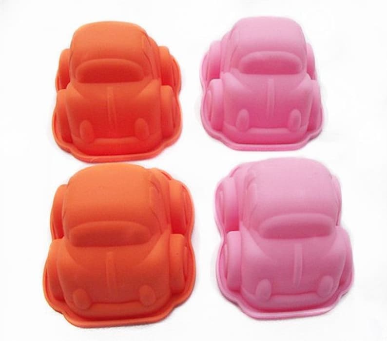 2 Pcs 3D Car soap mold Silicone Mold polymer clay mold Cake Mold Chocolate Mould Resin Mold Biscuit Mold mould fimo mold Cookie Mold