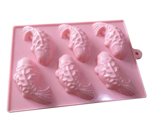 12-Fish Bear Rabbit Cake Mold Soap Mold Silicone Mold Soap Mould Biscuit Mold