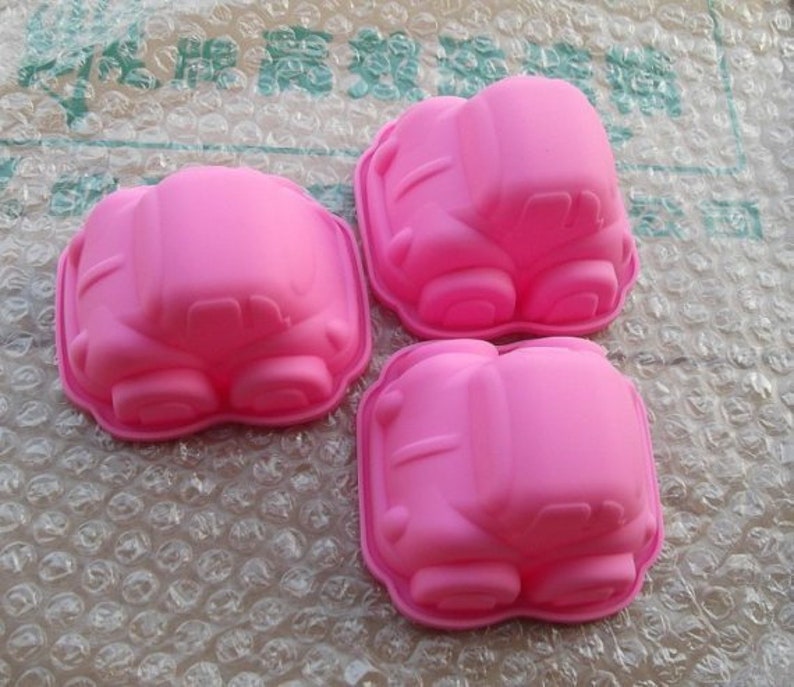 2 Pcs 3D Car soap mold Silicone Mold polymer clay mold Cake Mold Chocolate Mould Resin Mold Biscuit Mold mould fimo mold Cookie Mold