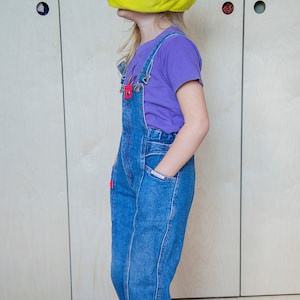Paul Stefeno Kids Denim Romper Jumpsuit Overalls