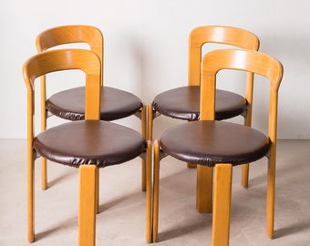 1 of 2 Bruno Rey for Kusch & Co Chairs 1970s