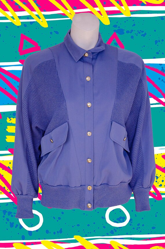 Vintage German 1980s Ara Modell Jacket, Strickjac
