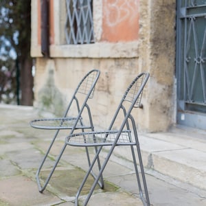 Metal Folding Chair by Niels Gammelgaard for Ikea