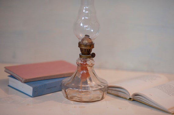 lampara de kerosene de vidrio claro vintage lampara de gas antigua linterna de queroseno lampara de aceite de vidrio antiguo lampara de gas