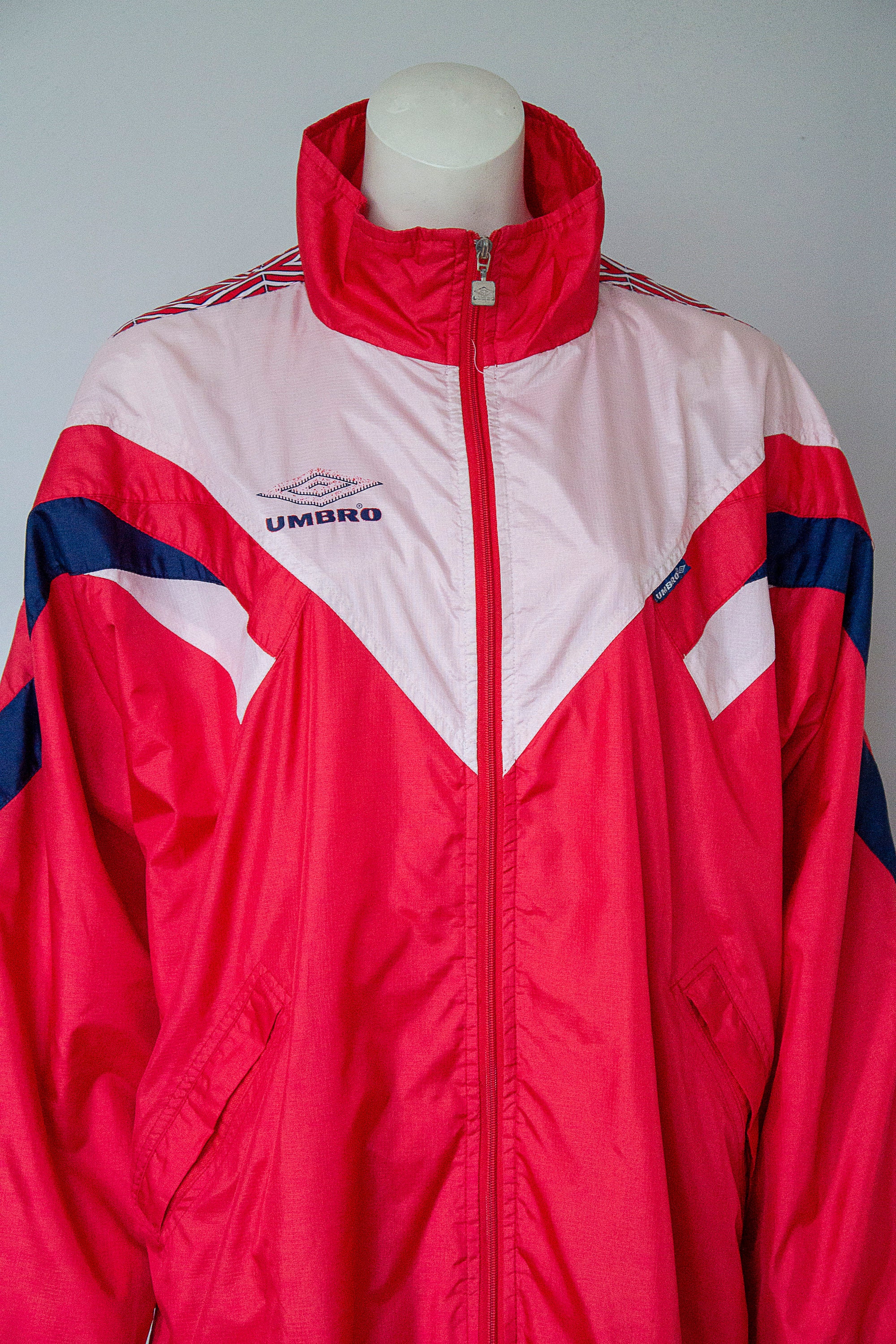 Mens Umbro Sweatshirts Active Style Taped Full Zip Track Top