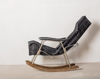 Mid-century Japanese Foldable Rocking Chair by Takeshi Nii - Etsy