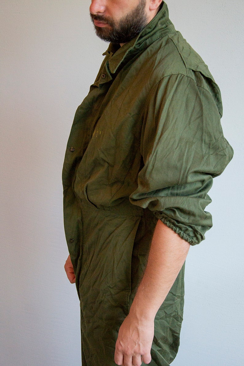 Flight Mechanics Military Jumpsuit Coveralls Army Romper Etsy