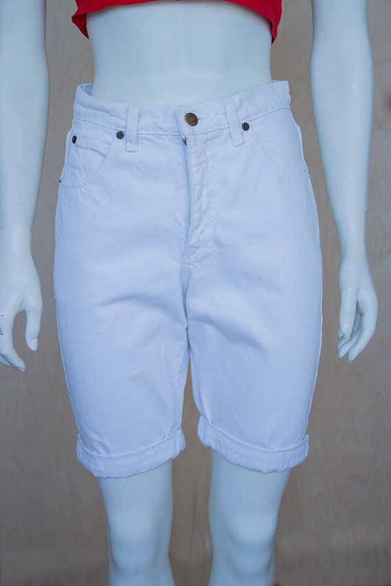Calvin Klein American Classic White Jeans Shorts … - image 2