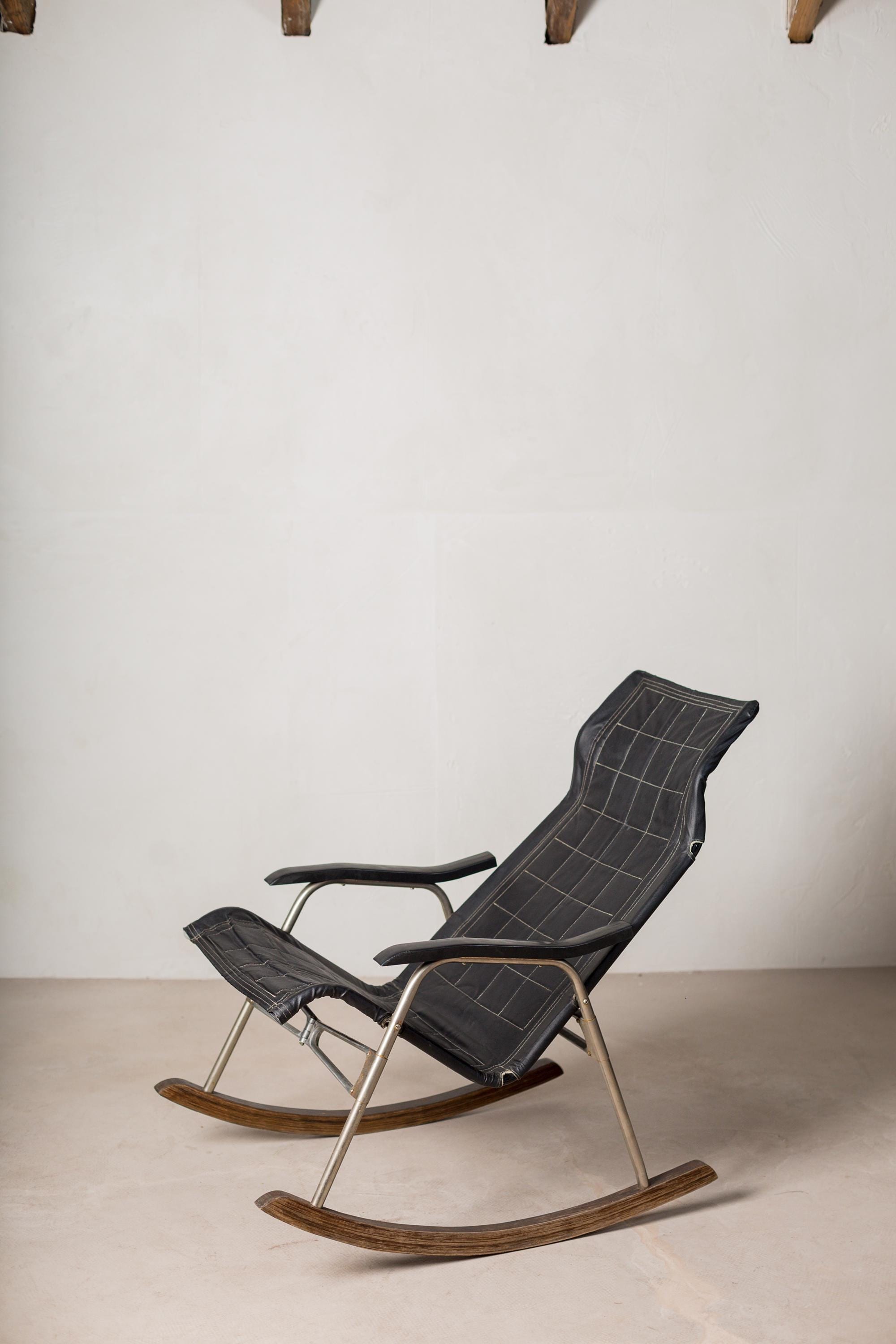 Mid-century Japanese Foldable Rocking Chair by Takeshi Nii - Etsy