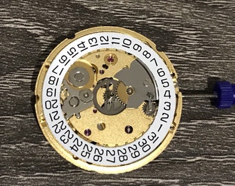 Genuine Swiss Made ETA 2824-W Gold Automatic Movement - New Blue Screws!!!