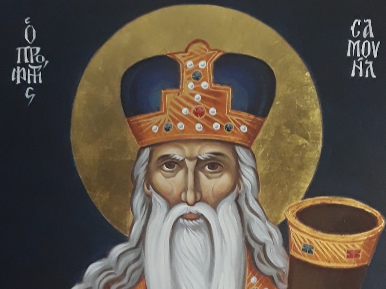 Prophet Samuel Icon Pr Samuel Icon Orthodox Icon Hand Painted - Etsy
