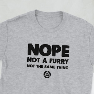 Therian Shirt, Nope Not a furry Not the same thing