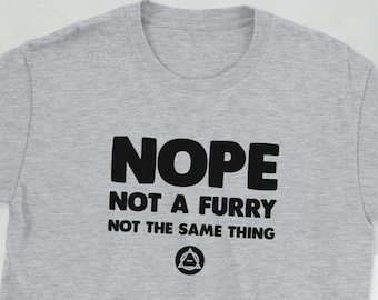 Therian Shirt, Nope Not a furry Not the same thing