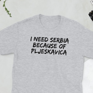 Serbia Pljeskavica T-Shirt: Serbian Foodie Gift