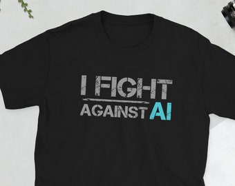 Anti-AI-tröja: 'Jag kämpar mot AI' bomullströja