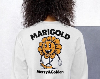 Marigold Sweatshirt, Merry and Golden