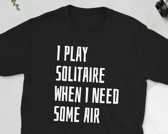 Solitaire Player T-Shirt: Card Game Lover Gift