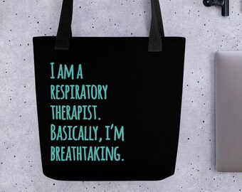 Respiratory therapist Tote bag