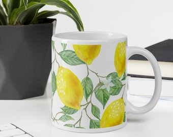 Vintage lemon Mug