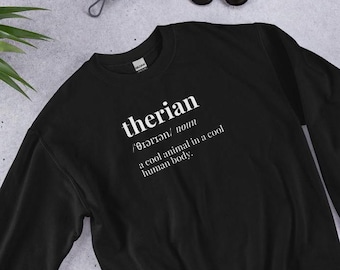 Therian Definition Crew Neck Sweatshirt