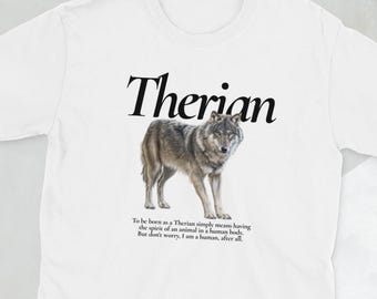 Therian Wolf T-Shirt: Animal Spirit Tee