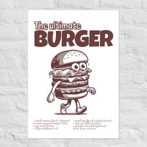 Burger Poster, The ultimate burger