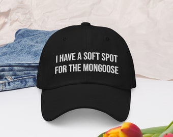 Mongoose Dad Hat: Low Profile Cotton Twill Cap