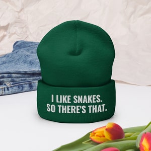 Snake Beanie, I like snakes So there&#39;s that