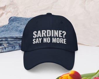 Sardine Dad Hat: Low Profile Chino Twill
