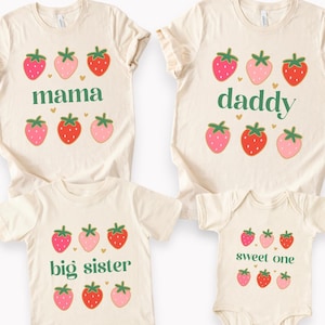 Berry First Family Birthday Shirt, Sweet One Family Shirts, Strawberry 1st Birthday Shirt, Matching Birthday Shirts, Birthday Squad Shirts