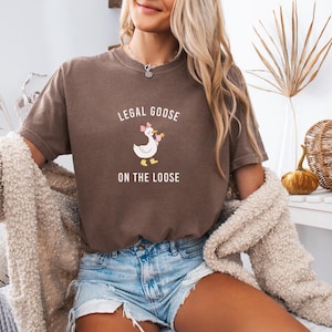 Regalo para mujer de 21 años, regalo de cumpleaños número 21 para ella, camiseta de cumpleaños de verano, camiseta Silly Goose, camiseta de cumpleaños para mujer Espresso