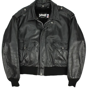 90s Schott Jacket - Etsy 90s Schott Jacket - Etsy