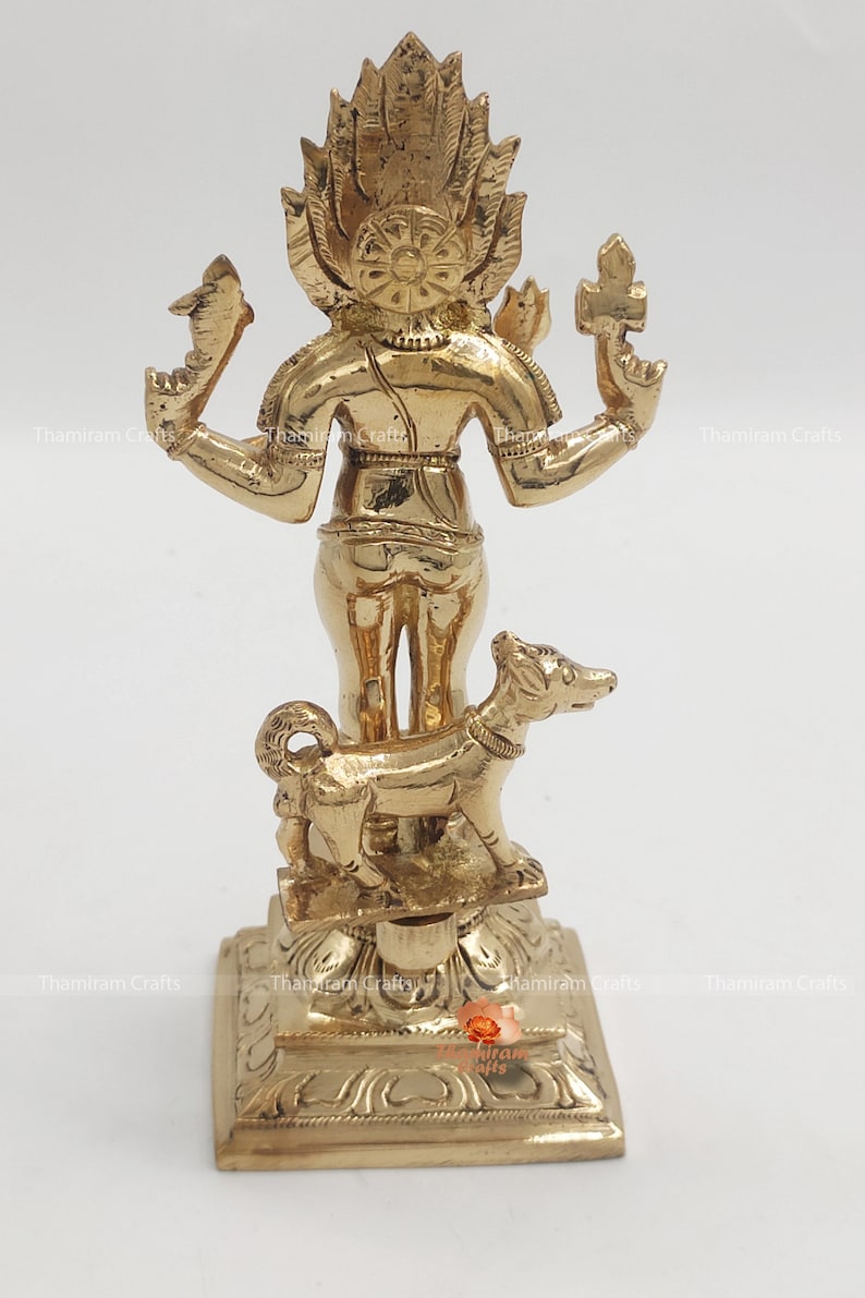 Panchaloha Bhairava Statue Panchalogam Bhairav Statue 6 Inch Maha Kala