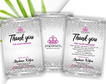 Paparazzi Thank You Cards / Paparazzi Loyalty Card / Paparazzi | Etsy