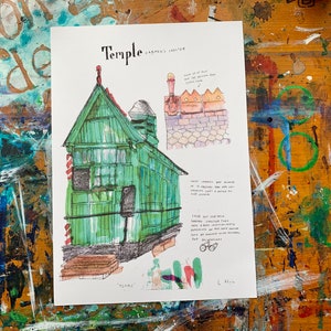 Cabmen's Shelter Temple signed print