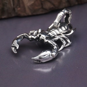 Sterling Silver Scorpion Charm Pendant,Necklace Pendant,Gift