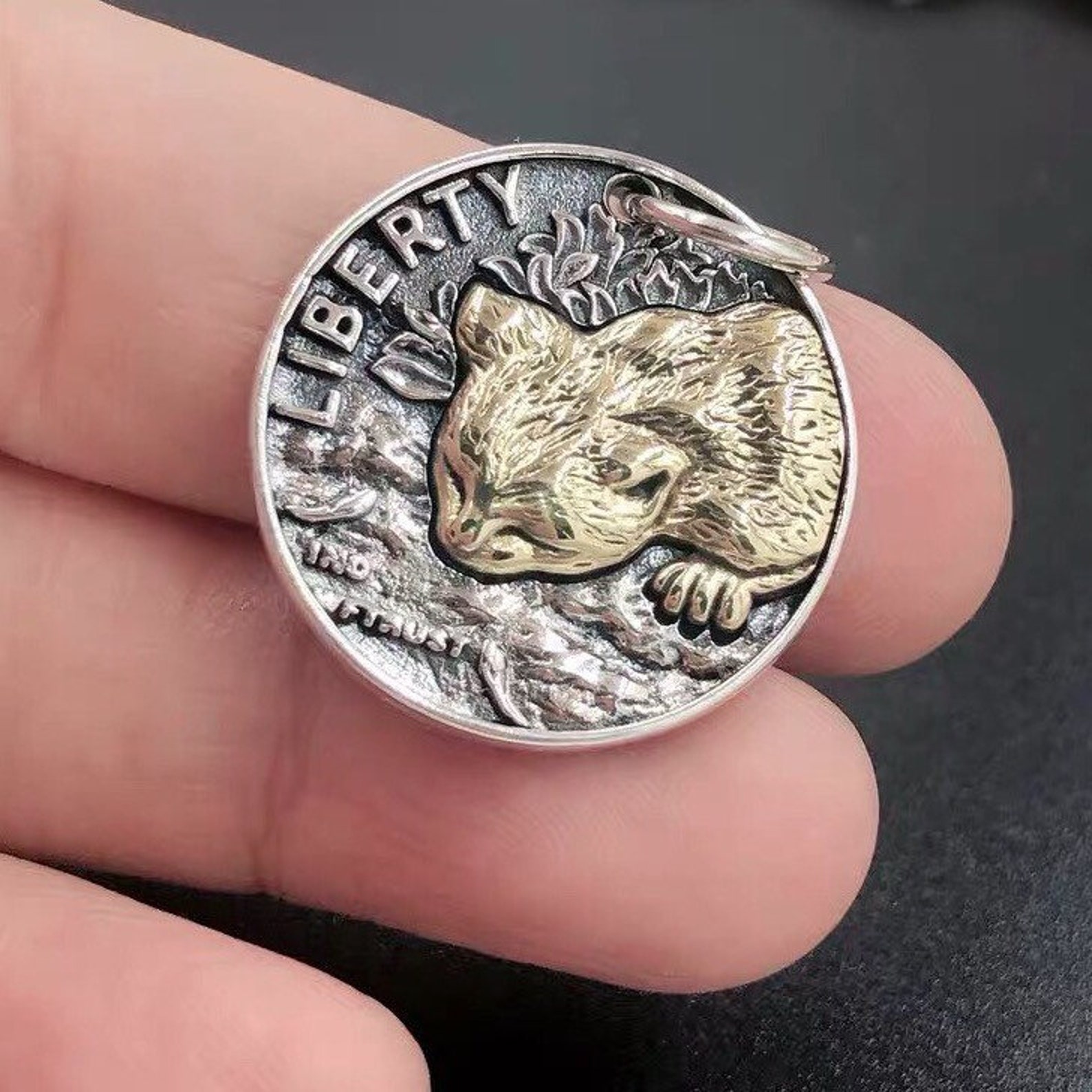 Collier Pendentif Chat En Argent Sterling 925 - Fait Main En Israël, 45cm