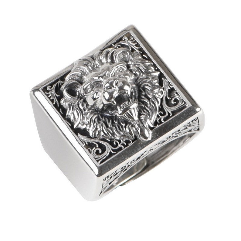 Sterling Silver Lion Ringanimal Ringsilver Ring | Etsy