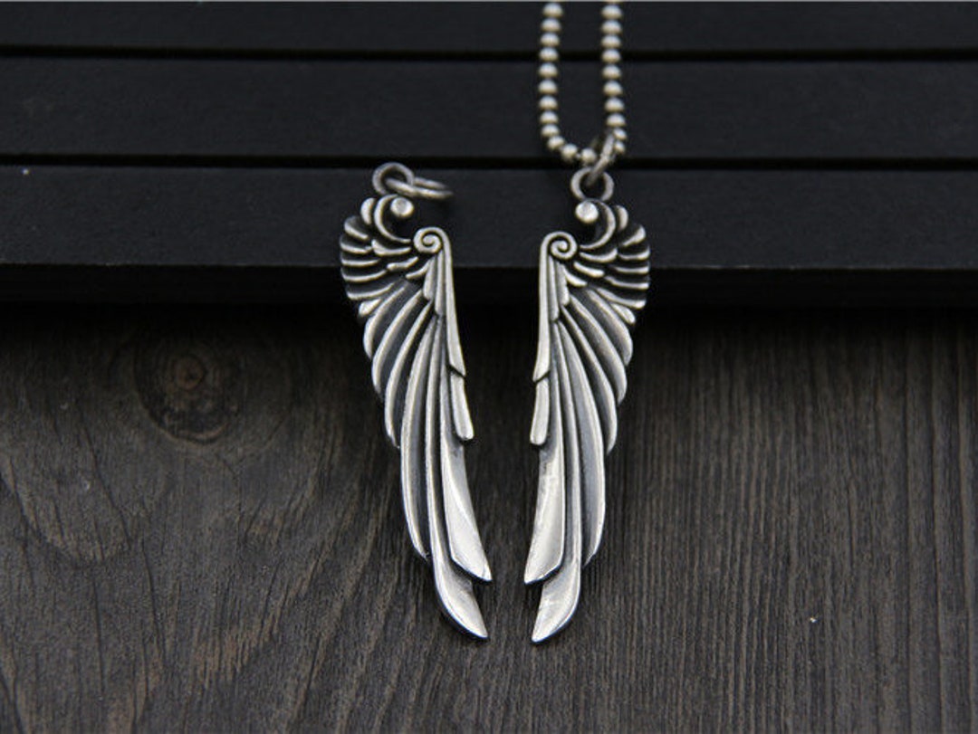 Sterling Silver Wing Pendant,tribe Necklace Pendant,diy Necklace