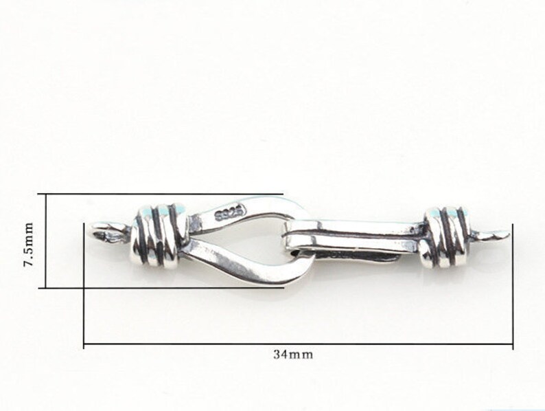 Sterling Silver Knot Claspsbracelet Clasps Necklace Clasp Etsy