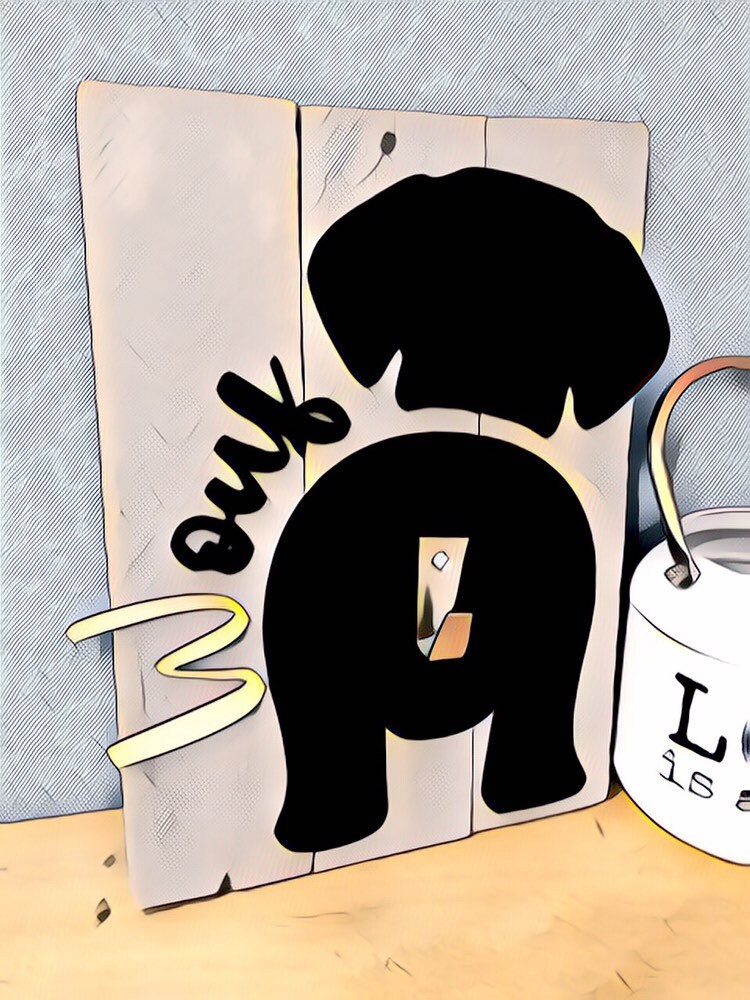 Cadre Accroche Laisse - Chien Animaux