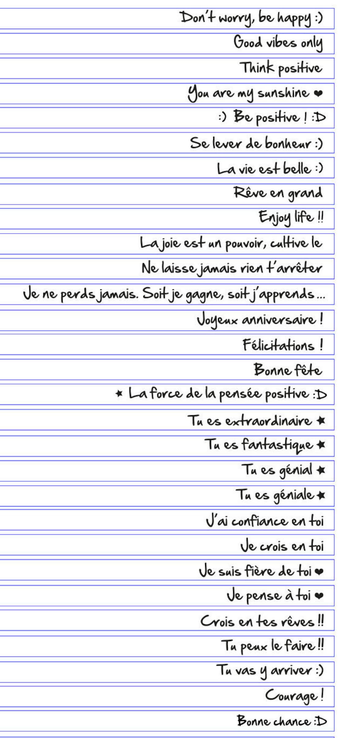 Crayons Message POSITIF crayons de bois personnalisés Etsy France